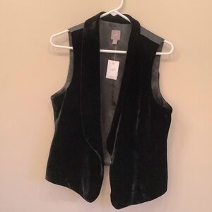 Brand New MP Rayon/Silk Black J.Jill Vest